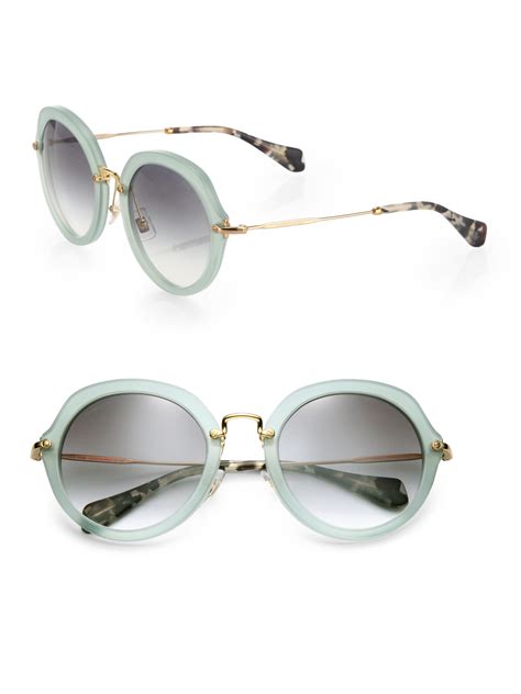 round miu miu sunglasses|miu sunglasses for men.